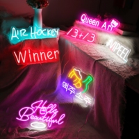 Özel Düğün Esnek Akrilik Neon LED IP33 Dereceli Dekoratif Aydınlatma, Otel Oturma Odası Yatak Odası ve İç/Dış Mekan Kullanımı için