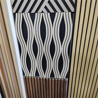 Panneau de calandre en MDF ignifuge bon marché Usine de commerce extérieur Décoration murale Panneaux acoustiques insonorisants