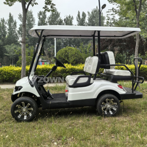 Carrito de Golf Eléctrico de 6 Plazas en Oferta, Pantalla Táctil, Luces LED, Diseño de Lujo, Alimentado por Litio, Homologado para Circular por la Calle - Product Image 4