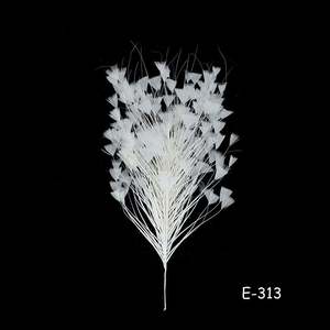 زهرية اصطناعية مزخرفة بسلك زهور مزين بريش زهري لترتيب الأزهار لوازم حفلات الزفاف والعطلات مزهرية ديكور منزلي - Product Image 1