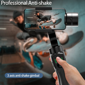 最新F8手持智能手机摄像头<span class=keywords><strong>3</strong></span>轴万向节稳定器无应用FPV功能智能手机自拍棒 - Product Image 2