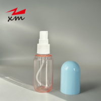 Flacon pulvérisateur vide en PET de 50 ml en forme de capsule, flacon cosmétique portable à brume fine pour voyage, vente en gros