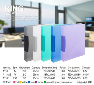 Cho Comix A5 2D 25 mét Vòng chất kết dính biểu tượng tùy chỉnh <span class=keywords><strong>PP</strong></span> chất liệu danh mục đầu tư thư mục kích thước A4 cho các trường học sử dụng - Product Image 4