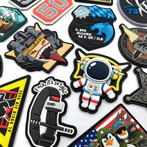 Source Factory Free Artwork 3D Custom Washable Soft Rubber Polyvinyl Chloride Hook Backing Uniform Tag pvc patch - Product Image 3