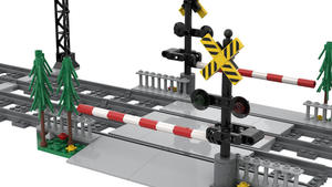 Masterpiece M24006 Blocs de construction de train urbain, rails droits, rails courbes, rails bifurqués, rails flexibles, jouet - Product Image 4