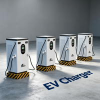 Station de recharge rapide mobile pour chantier de construction, recharge temporaire de véhicules électriques