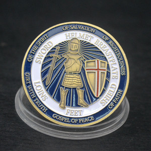 Bảo vệ đồng xu thách thức men Đức tin đặt trên toàn bộ áo giáp của tiền xu thần - Product Image 3