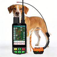 GPS industriel pour chiens : Antenne double (GPS/VHF) + Microphone à distance pour l'écoute et colonne de décharge