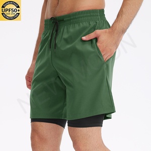 Custom Logo Double Layer Men's Sports <b>Shorts</b> Quick Dry 2 in 1 Outdoor Training Workout <b>Running</b> <b>Shorts</b> Men <b>with</b> Cell <b>Phone</b> <b>Pocket</b> - Product Image 1