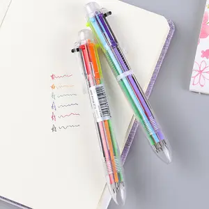 1pc HelloKitty Multicolor Ballpoint Pen,10-Color Retractable Ballpoint Pens  For Office School