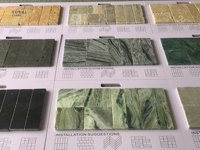 Carreaux de pierre naturelle polie de haute qualité YUSHI pour la décoration intérieure des sols et des murs de maisons, hôtels et appartements
