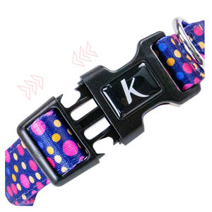 <span class=keywords><strong>Collar</strong></span> de perro de tres tamaños ajustable de nailon de lujo Kingspeed con decoración de encaje Color personalizado e impresión - Product Image 2