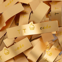 Décorations de gâteaux personnalisées en feuille d'aluminium dorée, cartes d'insertion pour gâteaux avec logo imprimé aspect métallique pour la décoration de desserts de boulangerie