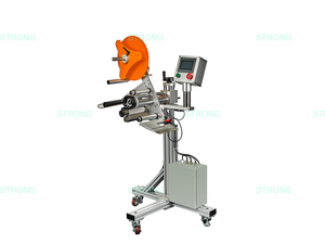 Máquina automática de etiquetado y pegado para superficies planas de tarjetas rasca y gana, botellas de plástico y envases verticales - Product Image 6
