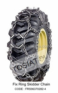 Chaînes de pneus de skidder à goujons soudés et peints en acier G80 pour exploitation forestière, marque KAMEXII, certifiées ISO9001 - Product Image 2