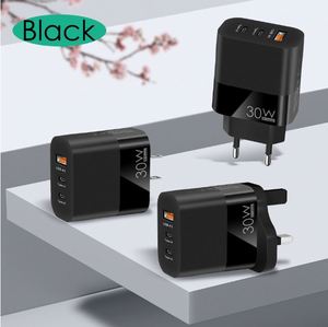 Vente flash - Chargeur USB multi-ports à charge rapide PD 30W, norme britannique, européenne et américaine, pratique et rapide - Product Image 5