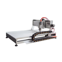 Kits de routeur CNC de bureau miniature 3 axes 6090 Chine DIY pour la vente pour le travail du bois, la publicité, le perçage, le fraisage