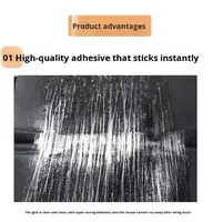 Piège à souris magique en tissu non tissé super résistant et écologique pour la maison, tapis collant anti-nuisibles pour l'intérieur