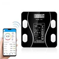 Pèse-personne intelligent Bluetooth avec analyse de la composition corporelle, haute précision, 180 kg, avec application