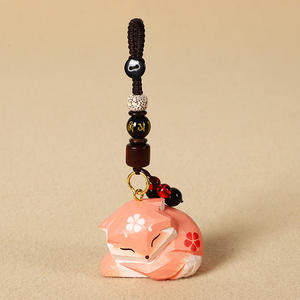 Porte-clés renard sculpté mignon RL-xp109 – Nouvelle tendance, accessoire <span class=keywords><strong>de</strong></span> sac créatif, cadeau original - Product Image 4