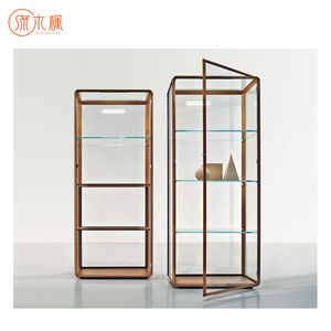 Cabinet Display Modern Design Factory Price Glass Cabinet Display Custom Manufacture Creative Design Glass Display Showcase
