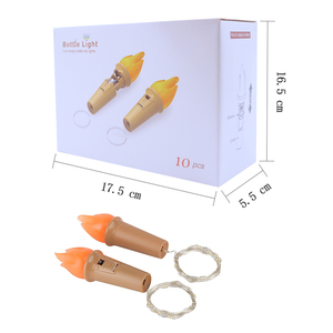 Fata <span class=keywords><strong>Bottiglia</strong></span> di Vino Led Fiamma Luce di Sughero <span class=keywords><strong>Con</strong></span> La Farfalla di natale Luce della Stringa del Filo di Rame - Product Image 5