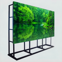 Écran mural vidéo LCD 46 55 65 pouces avec cadre de 0,88/1,8/3,5 mm, écran commercial intelligent 2K/4K, contrôleur de magasin de détail, diviseur matriciel