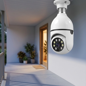 กล้องรักษาความปลอดภัยหลอดไฟไร้สาย 1080P PTZ <span class=keywords><strong>IP</strong></span> กล้องวงจรปิด E27 ไฟ LED การมองเห็นได้ในเวลากลางคืนการติดตามการเคลื่อนไหวของมนุษย์อินเตอร์เน็ตไร้สาย - Product Image 5