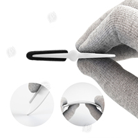 CLEZE Kit de 10 outils pour film teinté de vitres de véhicule, ensemble de raclettes en PP/aluminium pour l'installation de films vinyle et d'autocollants de voiture