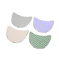 Étiquettes 3D en PVC souple prêtes à être expédiées, autocollants vierges imprimables en sérigraphie pour projets DIY, accessoires de marquage à livraison rapide