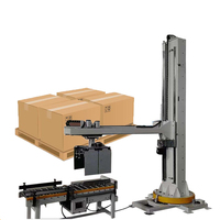 Palettiseur à colonne robotisé de machines entièrement automatiques Sacs de 20kg Palettiseur robotisé d'usine Machine Robots d'empilage de palettes