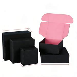 Cajas de Cartón Corrugado Plegables Ecológicas de Alta Calidad, Impresión Personalizada, Embalaje de Papel para Cosméticos y Joyería, Cajas de Envío por Correo Aéreo - Product Image 3