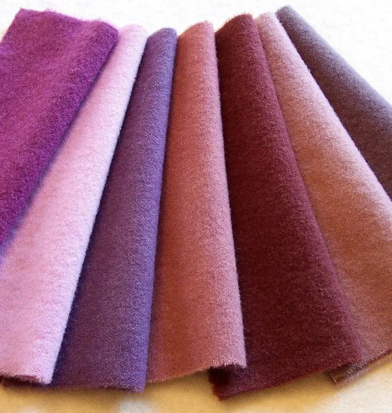 Le feutre de laine coloré certifié ISO se vend bien