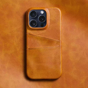 Luxury Card Holder Wallet Pocket PU <strong>Leather</strong> Phone <strong>Case</strong> for iPhone 16 Pro Max <strong>Supplier</strong> - Product Image 1