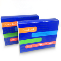 Boîte double en plastique transparente et étanche, conçue sur mesure pour les cartes à jouer, avec logo personnalisé, promotions pour les joueurs de poker, Kingshows