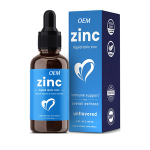 Fournisseur d'usine OEM, vente en gros, marque privée, liquide oral naturel au zinc personnalisé, soutien immunitaire pour adultes, 30-120 ml - Product Image 1