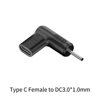 Adaptateur de prise d'alimentation DP 100W DC mâle vers USB Type c femelle pour chargeur d'alimentation pour ordinateur portable HP/DEL adaptateurs de prise de charge rapide