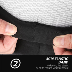 WEST BIKING Pantaloni Professionali da <span class=keywords><strong>Ciclismo</strong></span> per <span class=keywords><strong>Donna</strong></span> e Uomo, Pantaloni Sportivi Casual Neri con Tasche - Product Image 4