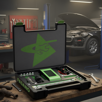 Kit de herramientas de diagnóstico Fasano con pantalla digital y cables de prueba para pruebas del sistema eléctrico del vehículo