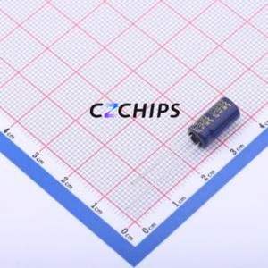 Condensateur électrolytique en aluminium à montage traversant CX2R7KO712B, montage traversant, D6.3xL12mm 2.7uF 10% 400V 37mA-100kHz - Product Image 1