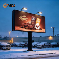 Affichage LED publicitaire extérieur P4 P5 P6 P8 P10 Écran géant LED étanche IP65 pour poteau de rue Mur vidéo LED extérieur