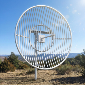 <span class=keywords><strong>Antena</strong></span> <span class=keywords><strong>Parabólica</strong></span> de Rejilla <span class=keywords><strong>para</strong></span> <span class=keywords><strong>TV</strong></span> Digital, Redonda, <span class=keywords><strong>para</strong></span> Exteriores, de Aleación de Aluminio, 606-670 MHz, 20 dBi - Product Image 1