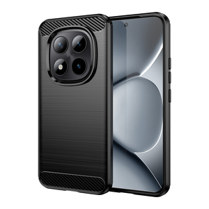 Nouveau pour Redmi Note 15 <span class=keywords><strong>Pro</strong></span> + étui de téléphone, texture en fibre de carbone brossé ligne antichoc souple TPU couverture mobile pour Redmi Note 15 <span class=keywords><strong>Pro</strong></span> + - Product Image 2