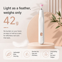 Kit de lime à ongles électrique avec lame incurvée, perceuse à ongles rechargeable pour l'entretien des ongles en acrylique et en gel