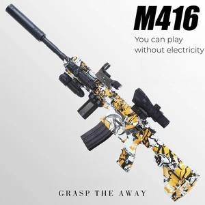 Senapan Gel Blaster M416 Senapan Gel Blaster Elektrik Tembak Gel Elektrik Splat <span class=keywords><strong>Splatter</strong></span> Blaster Mainan Permainan Tembak-menembak Luar Ruangan - Product Image 2