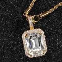 Collier Pendentif Homme RQ Dainty Luxury avec Pierre de Naissance Sertie – Bijou en Pierre Précieuse