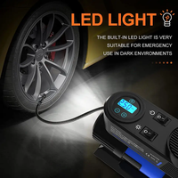 Compresseur d'air de gonflage de pneus Portable compact 150 PSI 12V pompe à air électrique pour pneus de voiture arrêt automatique jauge PSI numérique