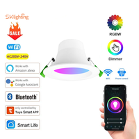 Plafonnier intelligent SAA CE, éclairage encastré ZigBee, spot RGB, lampe intelligente Tuya WiFi, lampe LED intelligente pour maison et hôtel, IP44