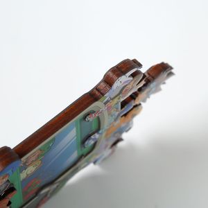 कस्टम संग्रहणीय स्मृति चिन्ह और उपहार चुंबकीय रेफ्रिजरेटर स्टिकर लकड़ी के फ्रिज के साथ लकड़ी के फ्रिज चुंबक - Product Image 5