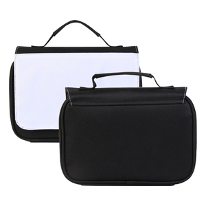 Vente en gros de trousses de toilette sublimation personnalisées colorées en polyester trousses de lavage pour voyage hôtel soins personnels - Product Image 6